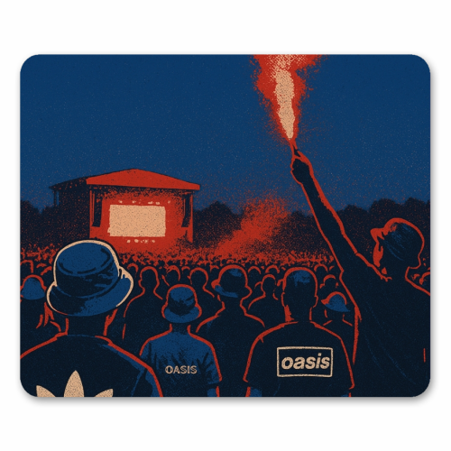 Oasis Reunion - mouse mat by Faith Mercer