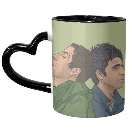 Oasis Reunion - unique mug by Claire Atwood