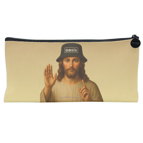 Oasis The Resurrection - flat pencil case by Faith Mercer