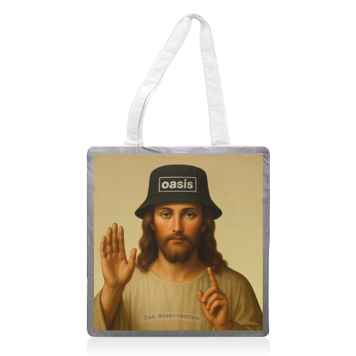 Oasis The Resurrection - printed canvas tote bag by Faith Mercer