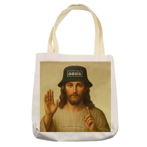 Oasis The Resurrection - printed canvas tote bag by Faith Mercer