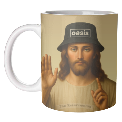 Oasis The Resurrection - unique mug by Faith Mercer