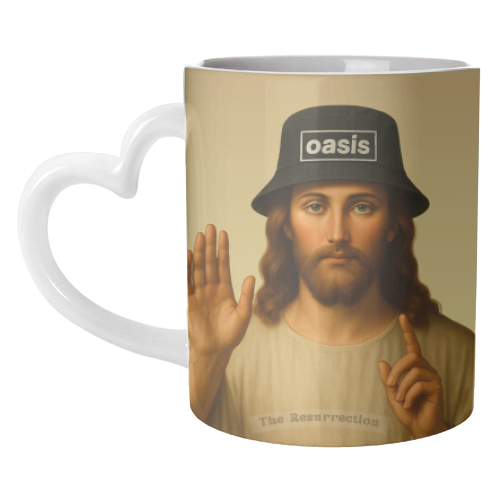 Oasis The Resurrection - unique mug by Faith Mercer