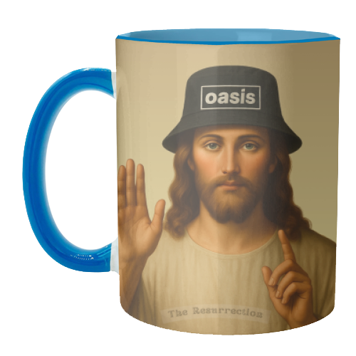 Oasis The Resurrection - unique mug by Faith Mercer