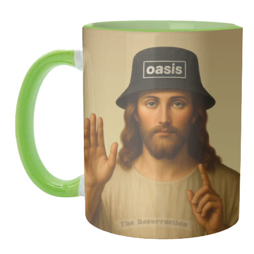Oasis The Resurrection - unique mug by Faith Mercer