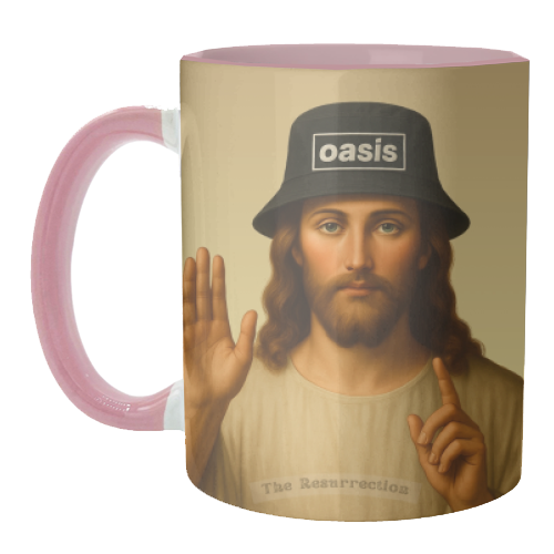 Oasis The Resurrection - unique mug by Faith Mercer