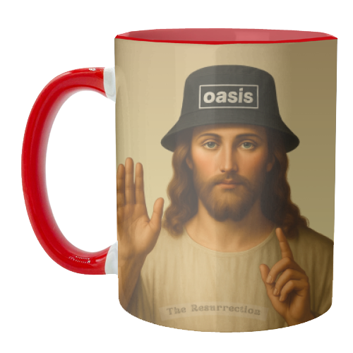 Oasis The Resurrection - unique mug by Faith Mercer