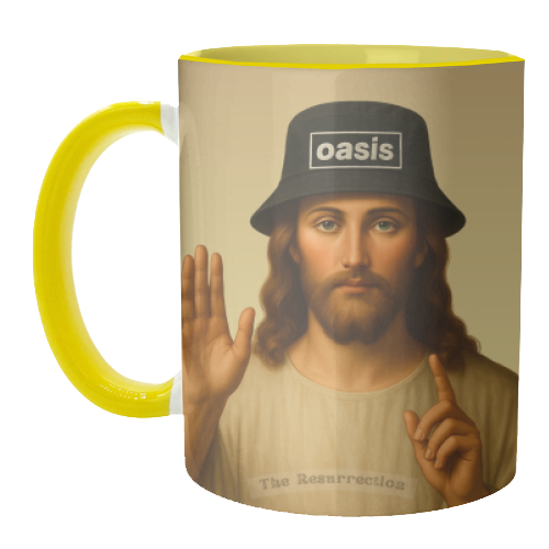 Oasis The Resurrection - unique mug by Faith Mercer