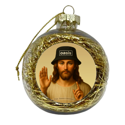 Oasis The Resurrection - xmas bauble by Faith Mercer