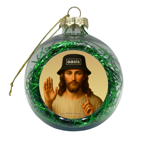 Oasis The Resurrection - xmas bauble by Faith Mercer
