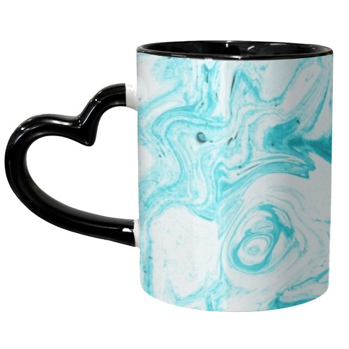 Ocean Blue Marble - unique mug by Uma Prabhakar Gokhale