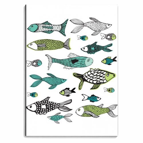 Ocean fishes - personalised A4, A5, A6 notebook by Michelle Walker