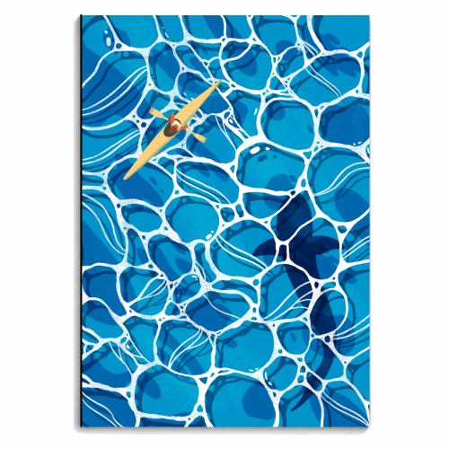 Ocean waves - personalised A4, A5, A6 notebook by Frankie Long