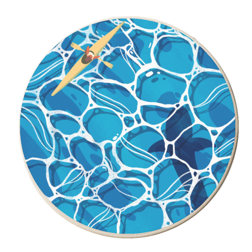 Ocean waves - personalised beer coaster by Frankie Long