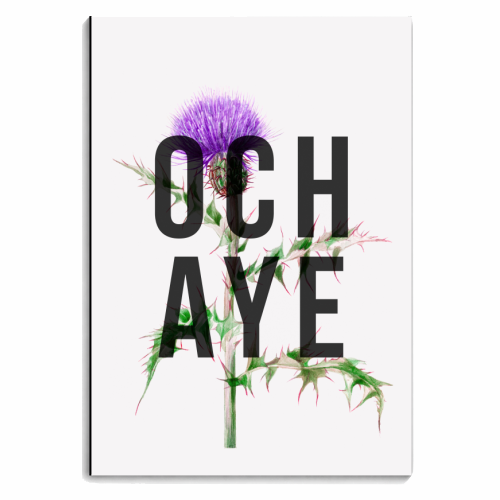 Och Aye - personalised A4, A5, A6 notebook by The 13 Prints