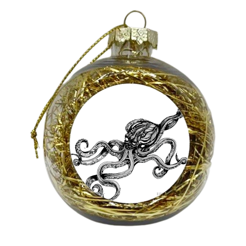 Octopus - xmas bauble by Redmegreen