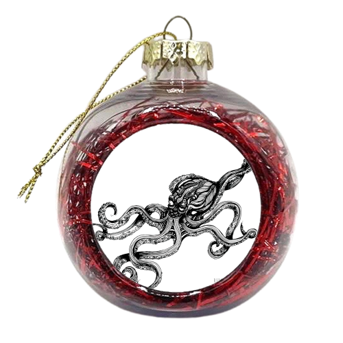 Octopus - xmas bauble by Redmegreen