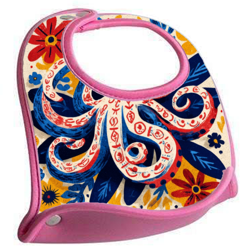 Octopus - feeding bib by DejaReve