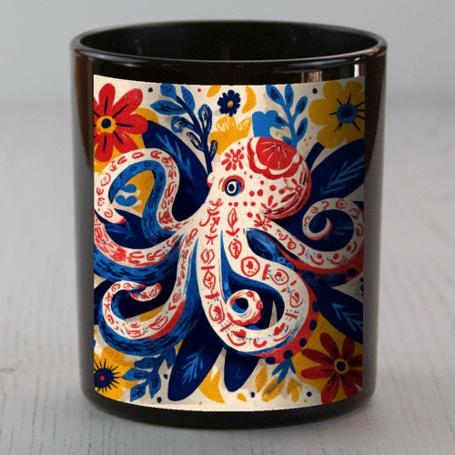 Octopus - scented candle by DejaReve