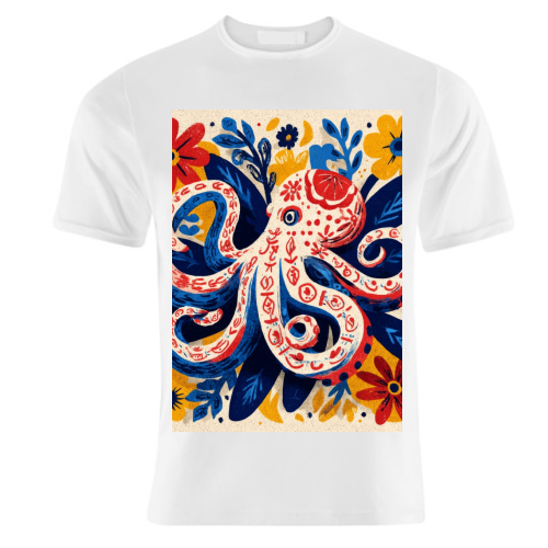 Octopus - unique t shirt by DejaReve