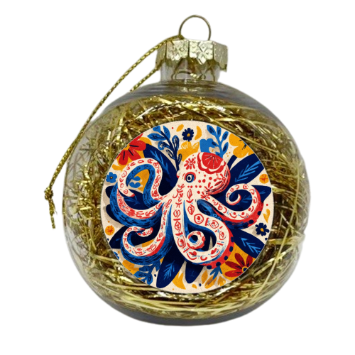 Octopus - xmas bauble by DejaReve