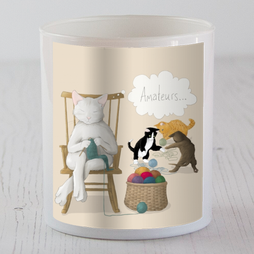Of Cats And Yarn - scented candle by Silje Kristin