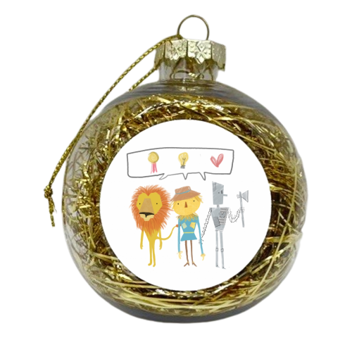 Off to see the Wizard - xmas bauble by Rachel Suzanne