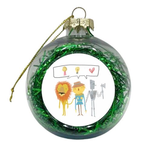 Off to see the Wizard - xmas bauble by Rachel Suzanne