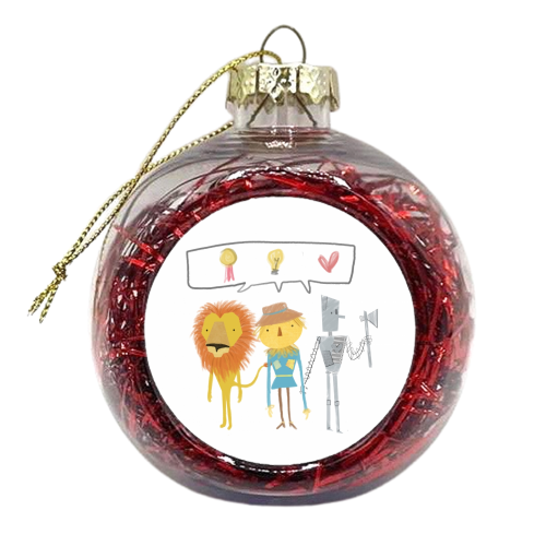 Off to see the Wizard - xmas bauble by Rachel Suzanne