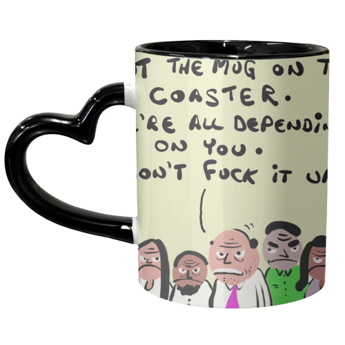 Office Banter - unique mug by David Black