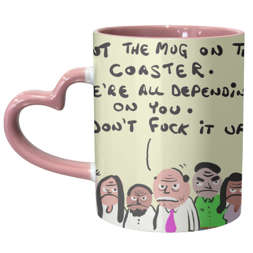 Office Banter - unique mug by David Black