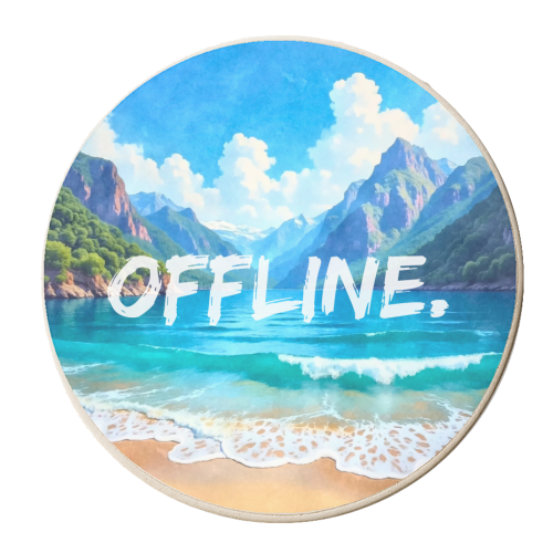 OFFLINE - personalised beer coaster by AP