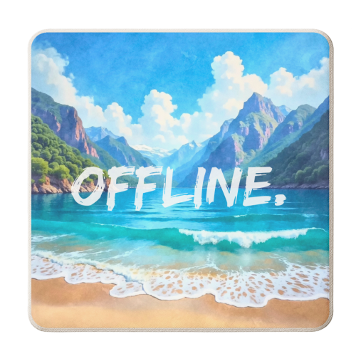 OFFLINE - personalised beer coaster by AP