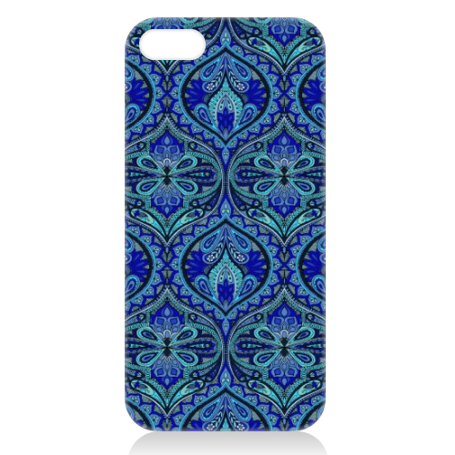 Ogee Blue - unique phone case by Aimee St Hill