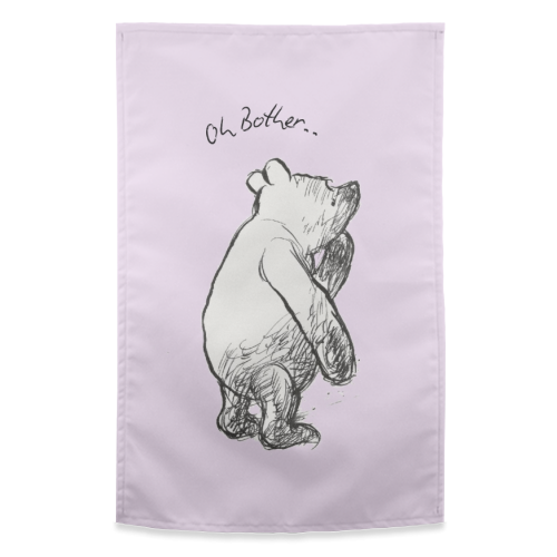 Oh Bother - funny tea towel by Ms Doodle
