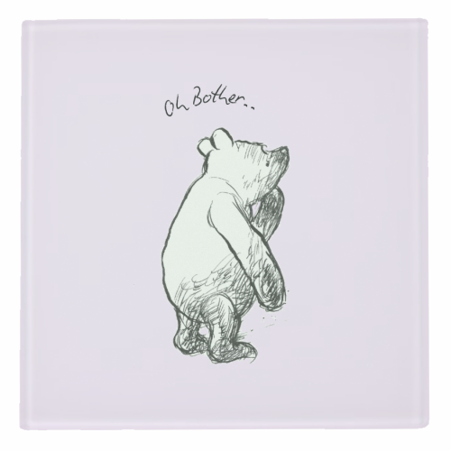 Oh Bother - personalised beer coaster by Ms Doodle