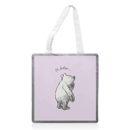 Oh Bother - printed canvas tote bag by Ms Doodle