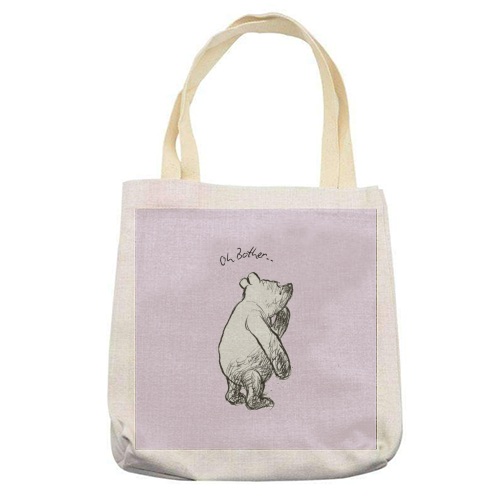 Oh Bother - printed canvas tote bag by Ms Doodle