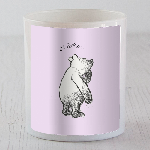Oh Bother - scented candle by Ms Doodle