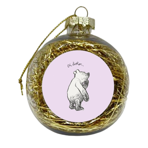 Oh Bother - xmas bauble by Ms Doodle
