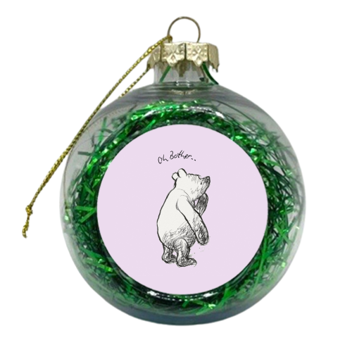 Oh Bother - xmas bauble by Ms Doodle