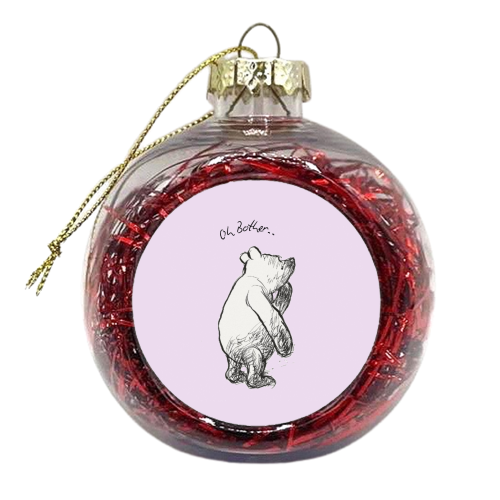 Oh Bother - xmas bauble by Ms Doodle