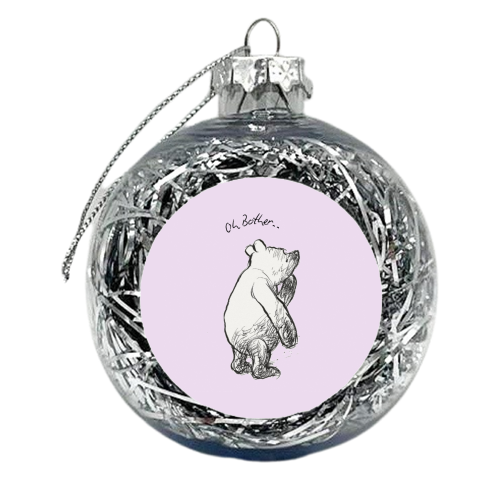 Oh Bother - xmas bauble by Ms Doodle