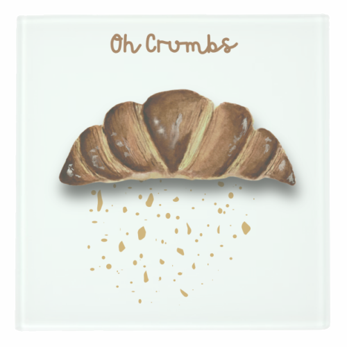 Oh Crumbs - personalised beer coaster by Linbylane