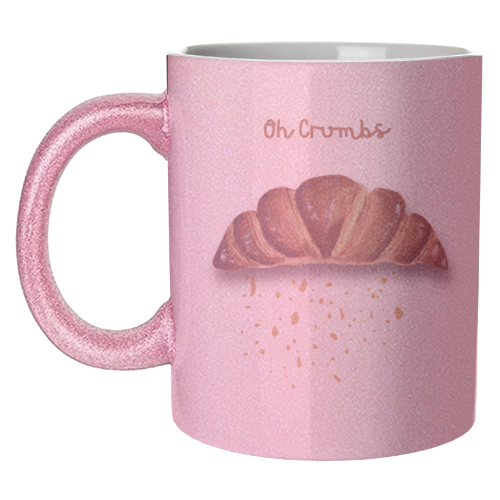 Oh Crumbs - unique mug by Linbylane
