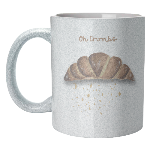 Oh Crumbs - unique mug by Linbylane