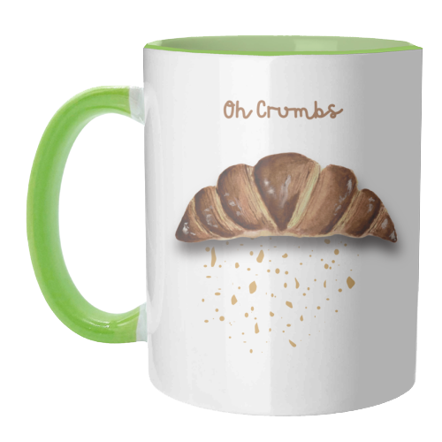 Oh Crumbs - unique mug by Linbylane
