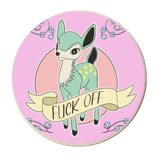 Oh Dear! - personalised beer coaster by Bite Your Granny