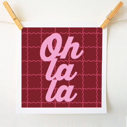 Oh la la - A1 - A4 art print by Daniela di Niro