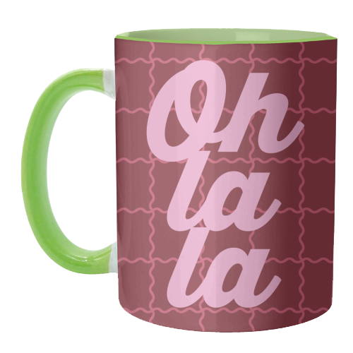 Oh la la - unique mug by Daniela di Niro